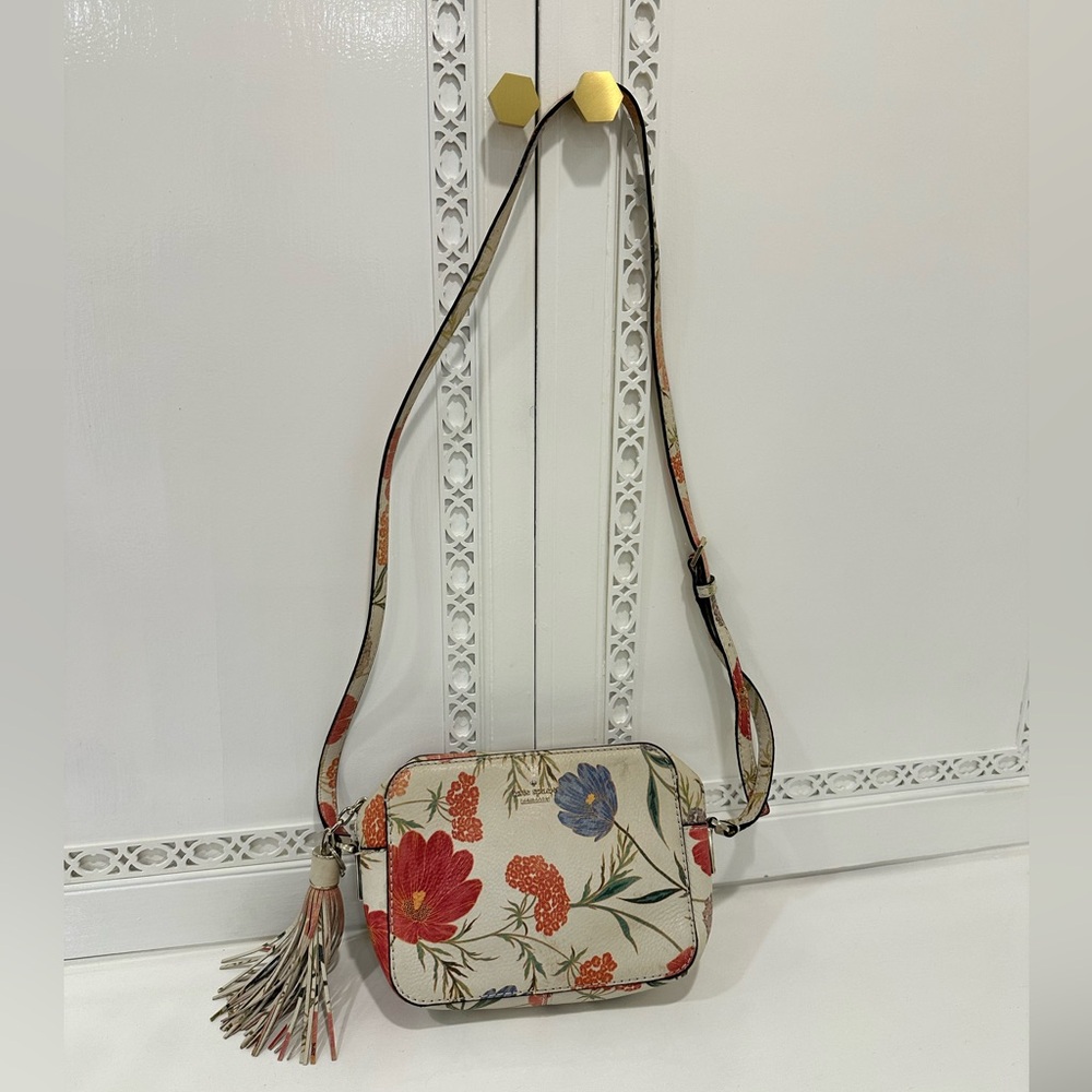 Kate Spade Floral Leather Crossbody